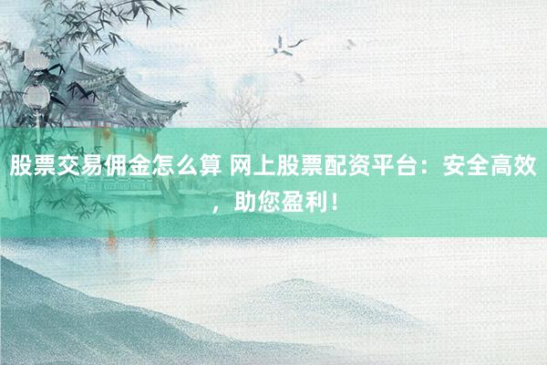 股票交易佣金怎么算 网上股票配资平台：安全高效，助您盈利！